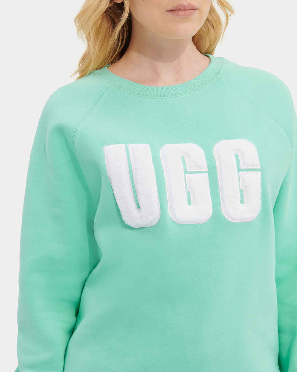 Madeline Fuzzy Logo Crewneck | UGG